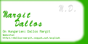 margit dallos business card